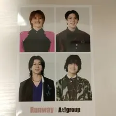 Aぇ!group Runway特典　証明写真風フォトシール　ええがなver