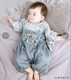 【美品】スウィートマミー　ベビー袴　オールドブルー