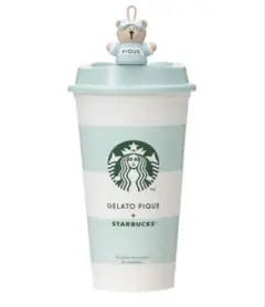 スタバ×ジェラピケのコラボタンブラー ベアリスタキャップ付き