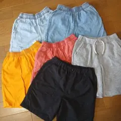 GU ユニクロ ハーフパンツ シェフパンツ シェフショーツ 130 120