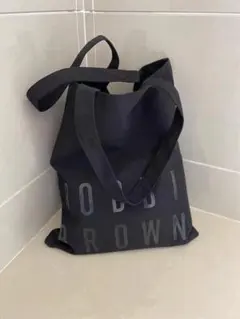 新品未使用 BOBBI BROWN トートバッグ エコバッグ ブラック ロゴ