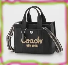 新品 COACH コーチ カーゴトート 34 2way ブラックCP158 - メルカリ