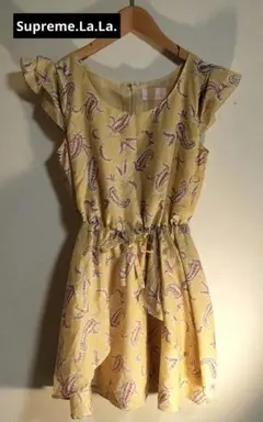 Supreme.La.La. イエロー ワンピース Mサイズ