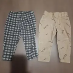 and D. petit mainズボン　90cm2着セット　保育園着