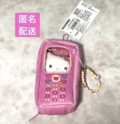 ハローキティ 携帯電話型ぬいぐるみポーチ タグ付き未使用品