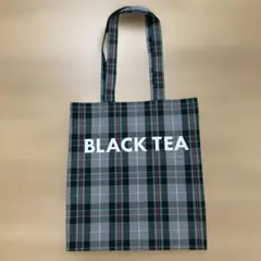 アフタヌーンティー　チェック柄トートバッグ「BLACK TEA」