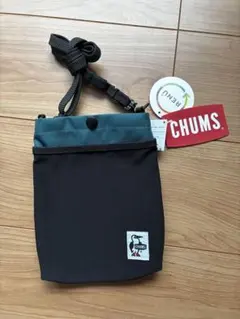 CHUMS サコッシュ ブラック/グリーン