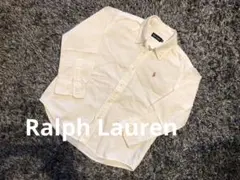 Ralph Lauren ラルフローレン　襟付き　白シャツ　120㎝オケージョン