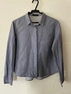 COMME CA ISM シャツ M ブルー