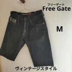 【Free Gate フリーゲート】ヴィンテージスタイル　デニム　ハーフ　パンツのサムネイル