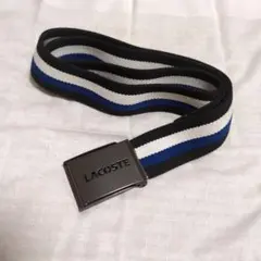 LACOSTE ラコステ ガチャベルト ボーダー柄