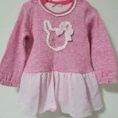 クーラクール ニットプルオーバー 95cmピンク天使の羽 キムラタン