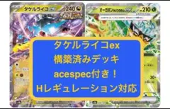 タケルライコex 構築済みデッキ ポケカ Hレギュ以上 来年もそのまま