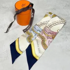 HERMES ツイリー スカーフ パープル系 エクスリブリスの紙吹雪 - メルカリ