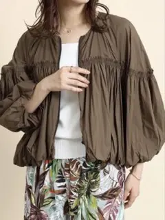 新品未使用⭐️定価22,000円⭐️YAMADAYA バルーンスリーブ ブルゾン