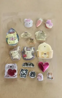 おすそ分けシール ボンドロ うるちゅる ストーン マシュマロ ポムポムプリン