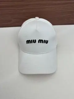 2026年最新】MIU MIU カラー：ホワイト系 レディース ベースボール