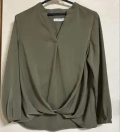 美品BACK NUMBER オリーブ色 M 長袖シャツ