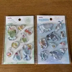 セリア amifa ウォーターシール アクアリウム メルティクリームソーダ