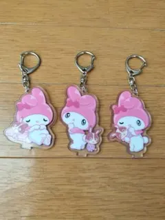 宇佐美　マイメロディ アクリルキーホルダー 3個セット