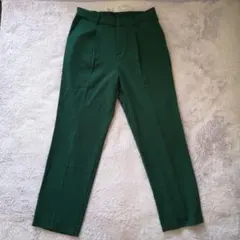 レディース　スラックス　Mサイズ　緑色