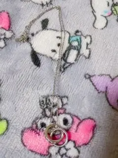 4℃ リングネックレス　シルバー