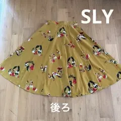 最終お値下げ600円 SLY スカート 前ボタン
