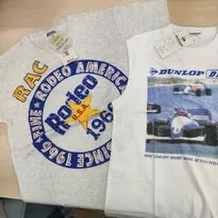 ☆2枚セット☆ Rodeo 半袖Tシャツ&Dunlop フレンチシャツ150のサムネイル