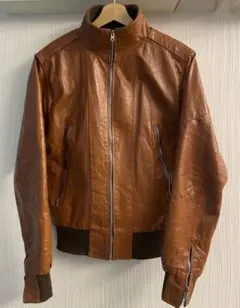 〈Vintage〉80's 八の字ライダースジャケット