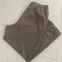 スタジオクリップ リネン テーパードパンツ L 紫外線防止 速乾 綿麻