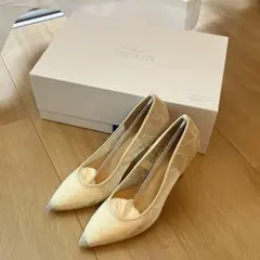 【美品】BENIR ウェディングシューズ　34サイズ（22.5cm）　箱あり