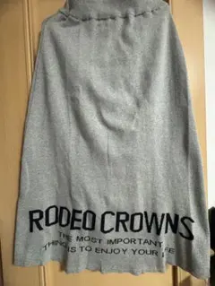 RODEO CROWNS グレー ロングスカート FREEサイズ