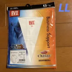 BVD メンズ肌着　クルーTシャツ　白　LLサイズ
