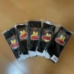 KABUR PEACE ブラックソックス 5足セット