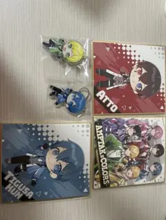 AMPTAK×COLORSまぜたくんグリッターアクリルコースター AMPTAK×COLORSまぜたくんグリッターアクリルコースター