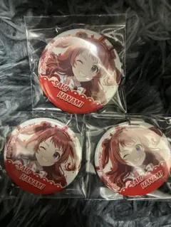 学マス 学園アイドルマスター 花海咲季 ジョイフルマーチング 缶バッジ 3個