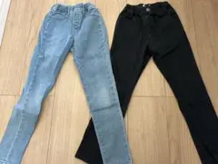 デニムパンツ　2枚セット