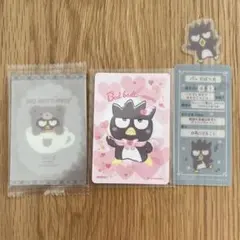 バッドバツ丸　カード・ブックマーク　2点セット