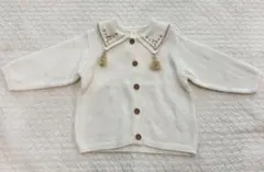 バースデイ　cottoli ニット　カーディガン　セーラー　襟つき　90cm