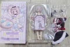 ソフィエラ、特別カラー髪パーツ、甘フリルコーデ【Dusty Pink