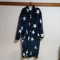 mofua 着る毛布 ネイビー 星柄
