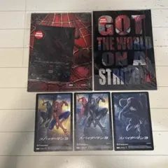 スパイダーマン プログラムコレクション クリアファイルセット おまけシール付きのサムネイル