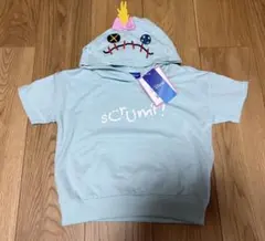 【新品未使用】Disney スクランプ　フード付きTシャツ 100cm