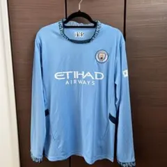マンチェスター・シティ 水色長袖上下セット2324シーズン
