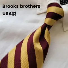 新品 Brooks Brothers USA製 レップタイ レジメンタル