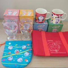 ドラえもん マグカップ・グラスセット・小袋・小バック