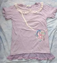 ECONECO 半袖ワンピース 120cm ゆめかわ エコネコ ユニコーン