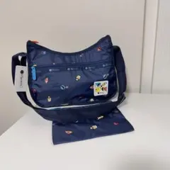 【新品】レスポートサックセサミストリートショルダーバッグポーチ付き