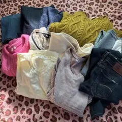 レディース　ニット　アウター　パンツ　まとめ売り　M〜L