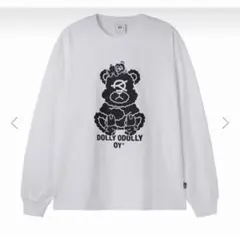 OY ロングスリーブTシャツ ホワイト MULTI DOLLY マルチオードリー